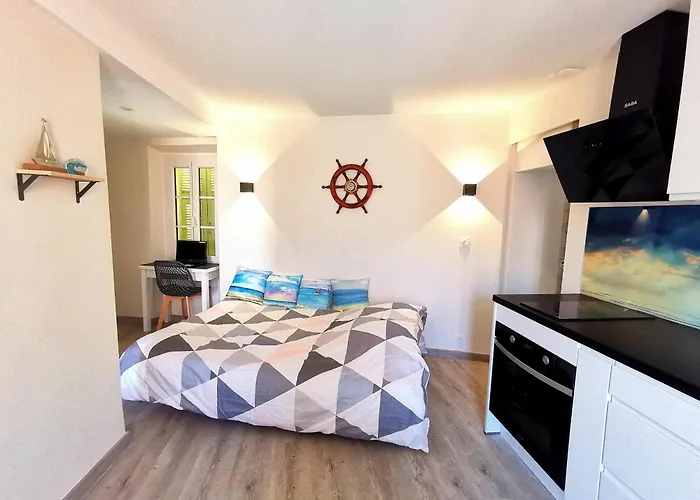 Le Palmier Dore - Calme A Jusqu'a 4 Personnes Apartman